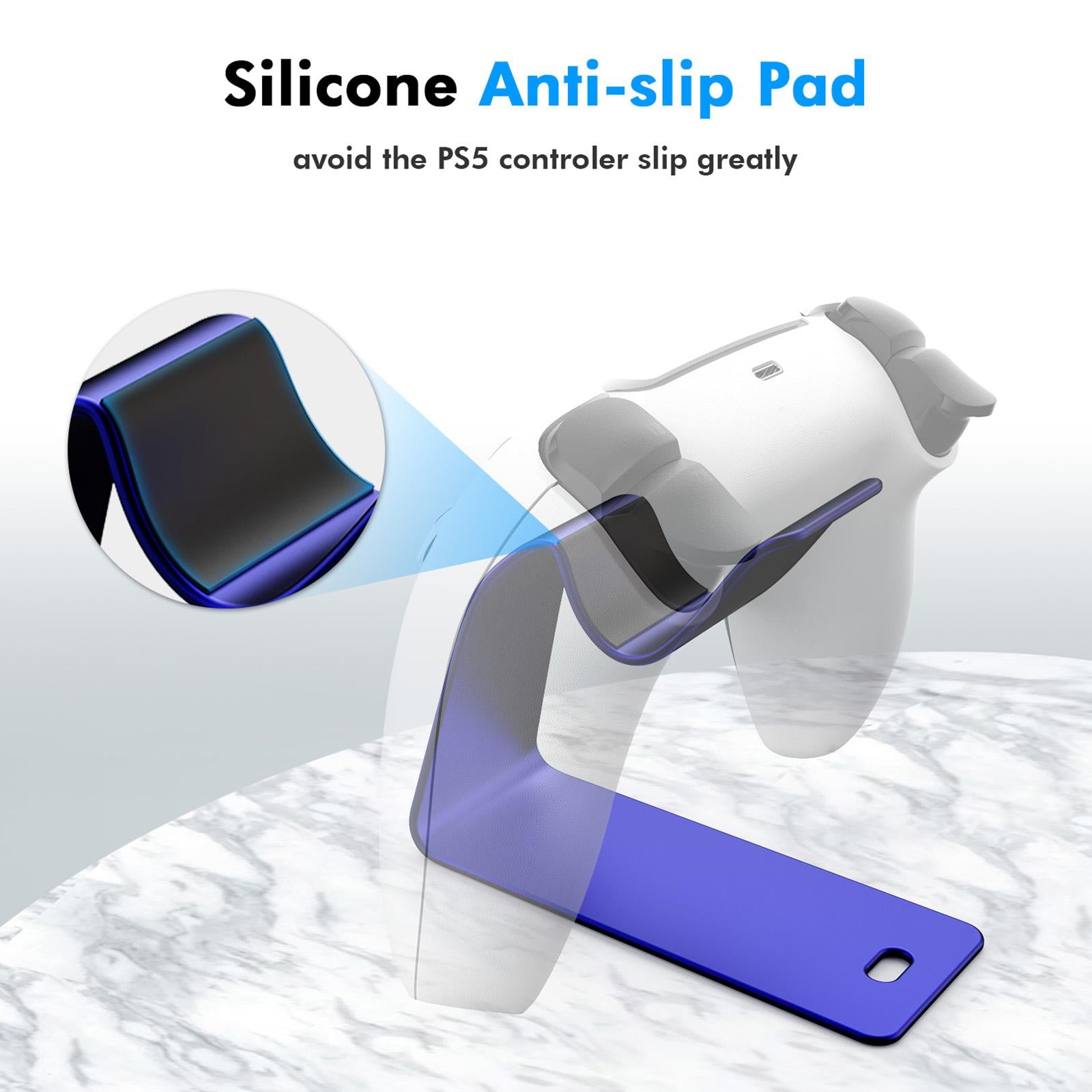 Game Controller Holder Controller Stand Holder for PS5 Controller Blue