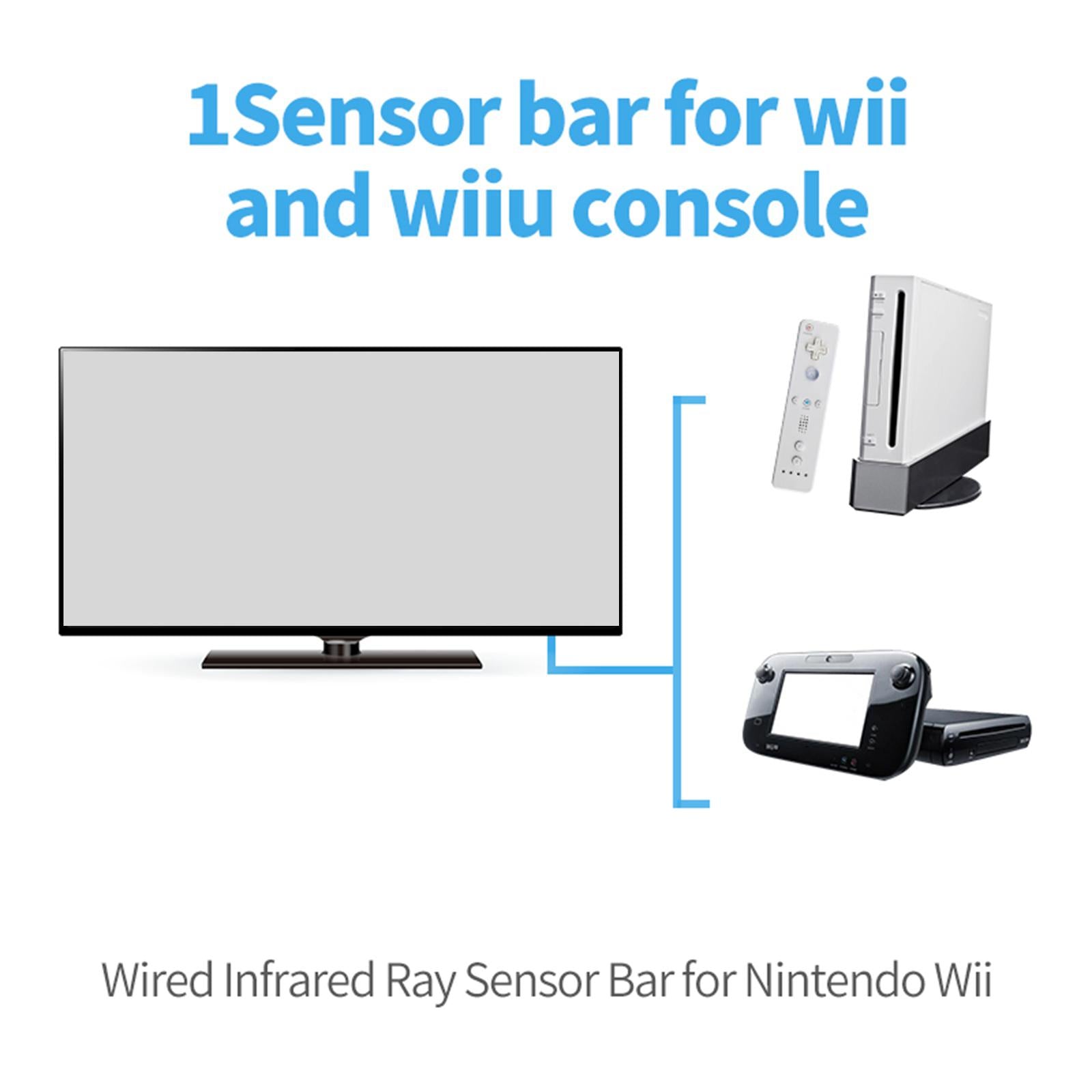 Infrared Sensor Bar with Cable for Wii/for Wii U Consoles Remote Controllers
