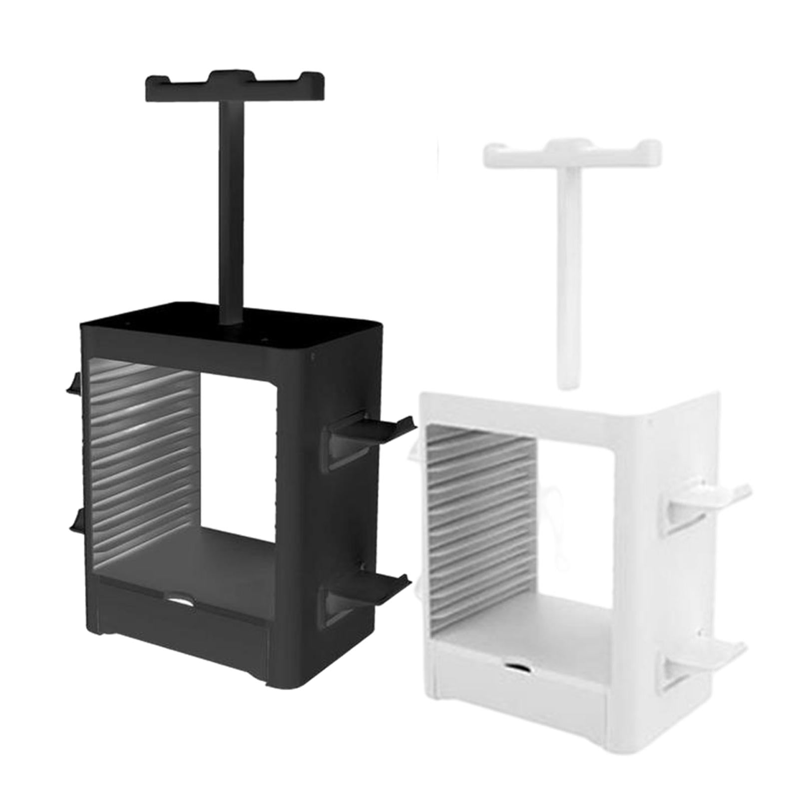 Disc Rack and Controller Headset Vertical Stand Holder for PS5 Black