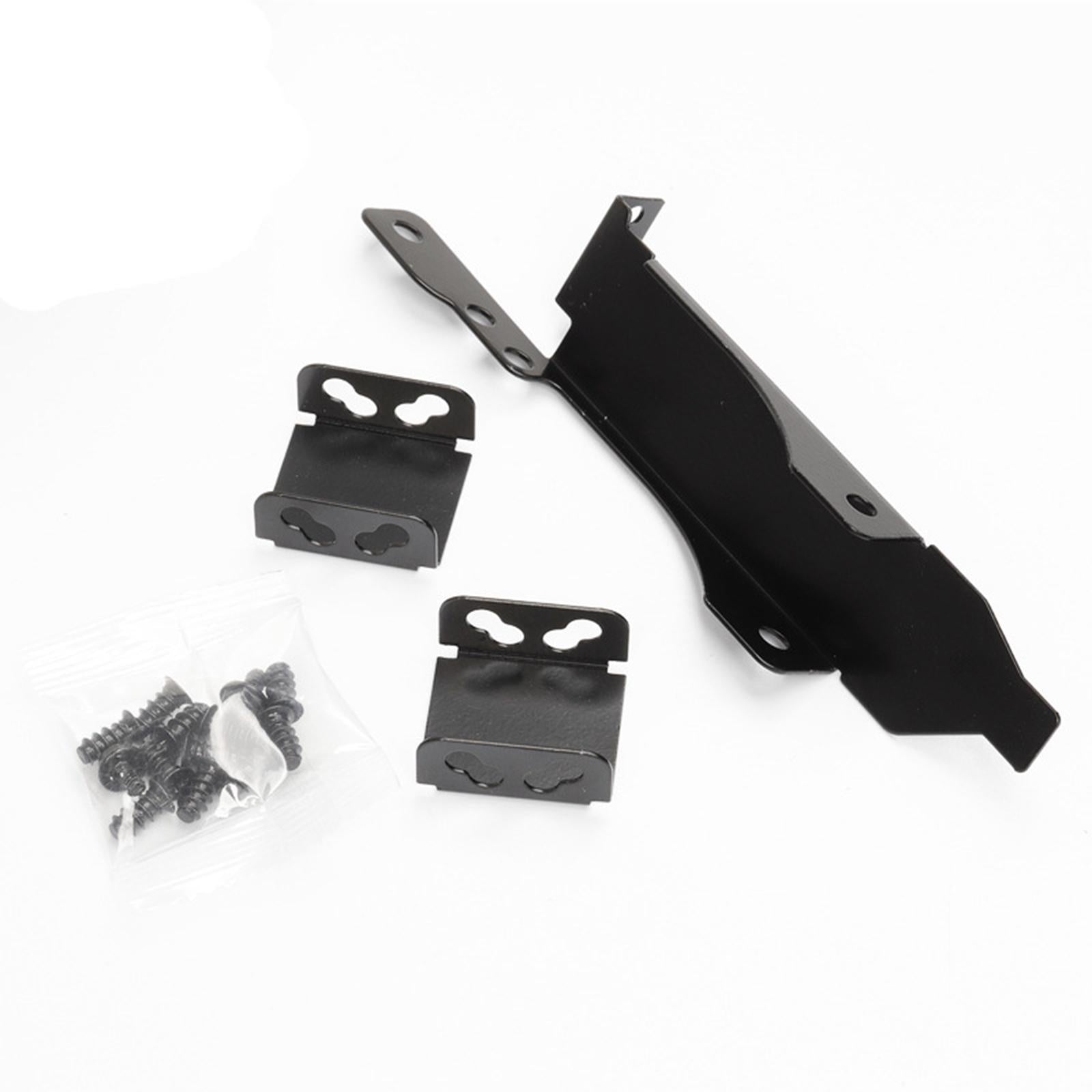 PCI Slot Graphics Card DIY Fan Bracket Computer Desktop Radiator Rack Black