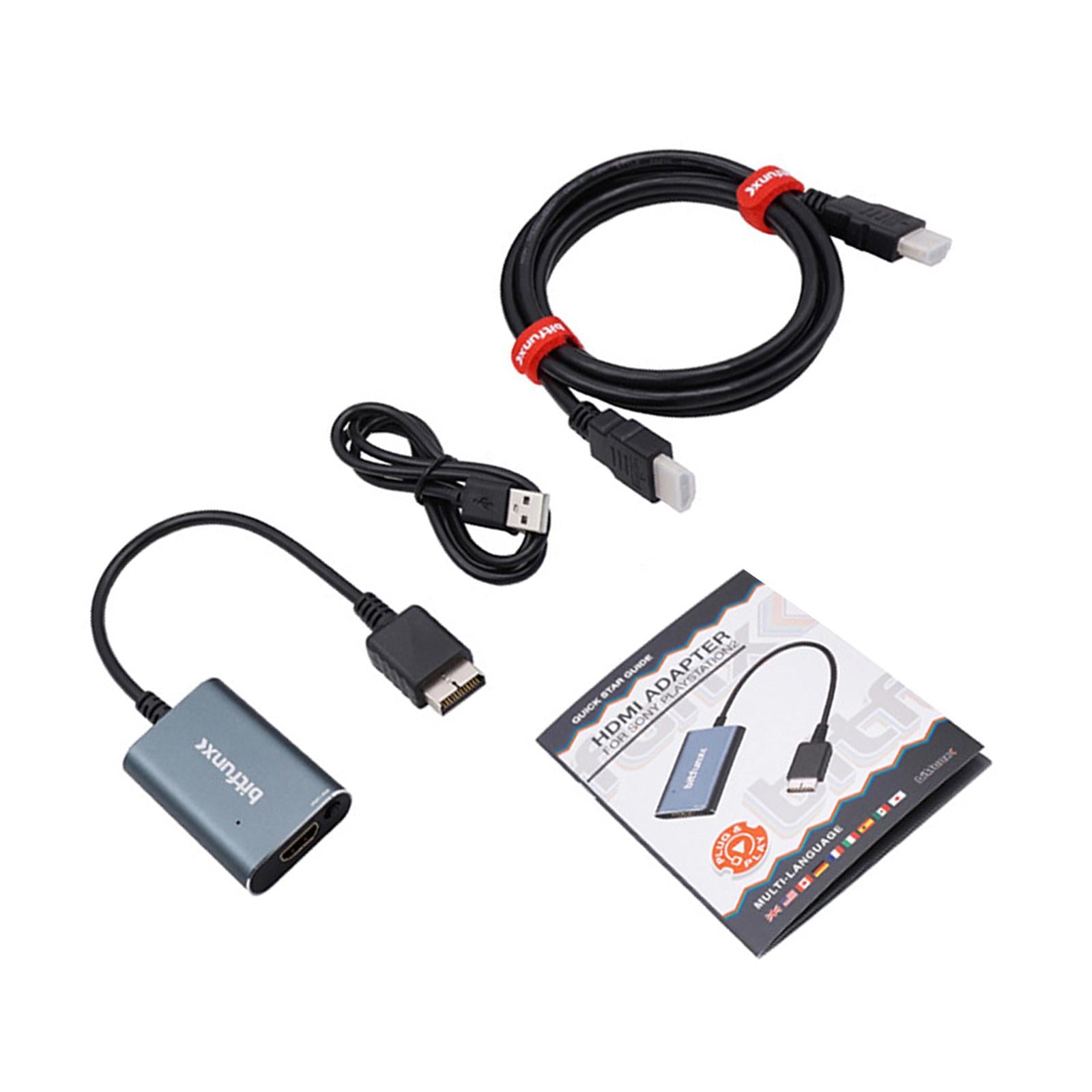 Rgb-Ypbpr to HDMI Converter RGB/Component Switch Simple for PS2 Outputs