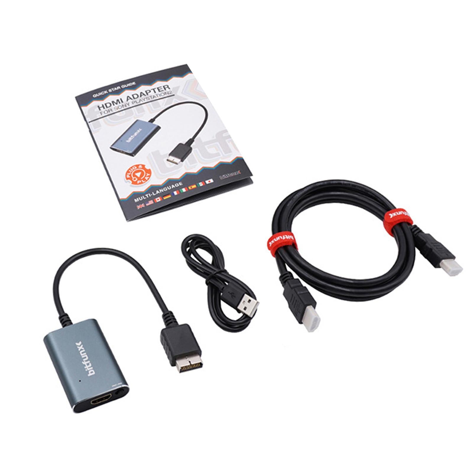 Rgb-Ypbpr to HDMI Converter RGB/Component Switch Simple for PS2 Outputs