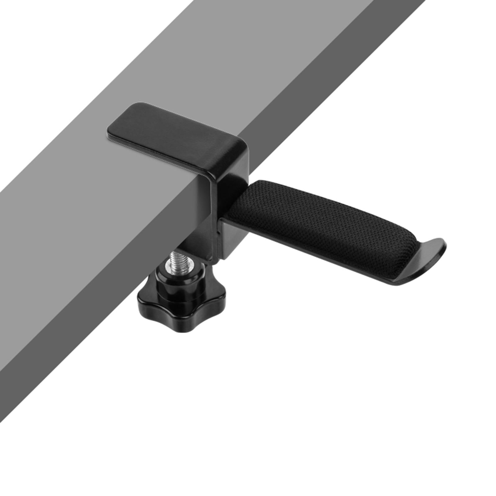 Under Desk Headset Stand with Adjustable Screw Save Space for Office Desktop without Pad