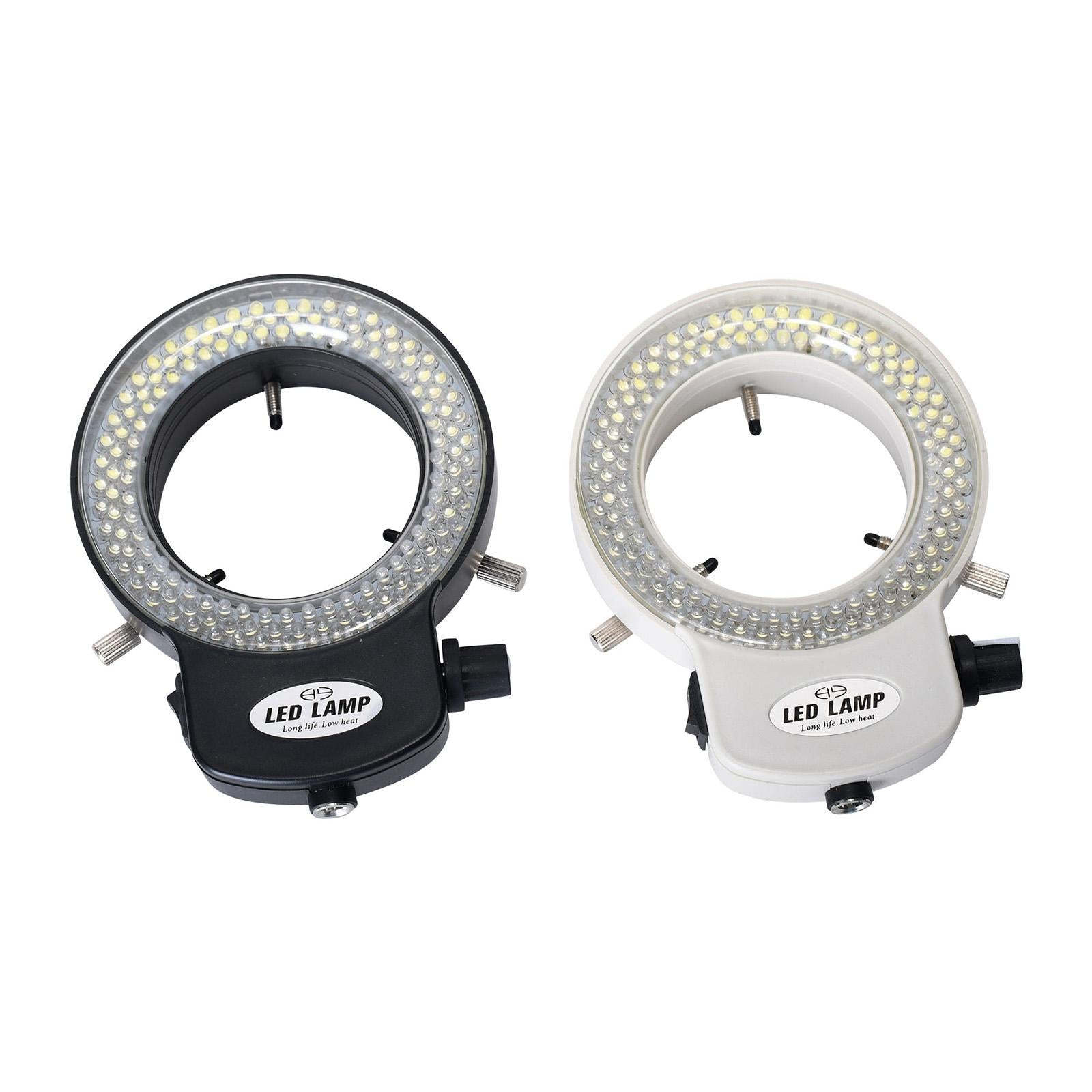 Microscope Adjustable 144 LED Ring Light Illuminator Plug-Us High Brightness