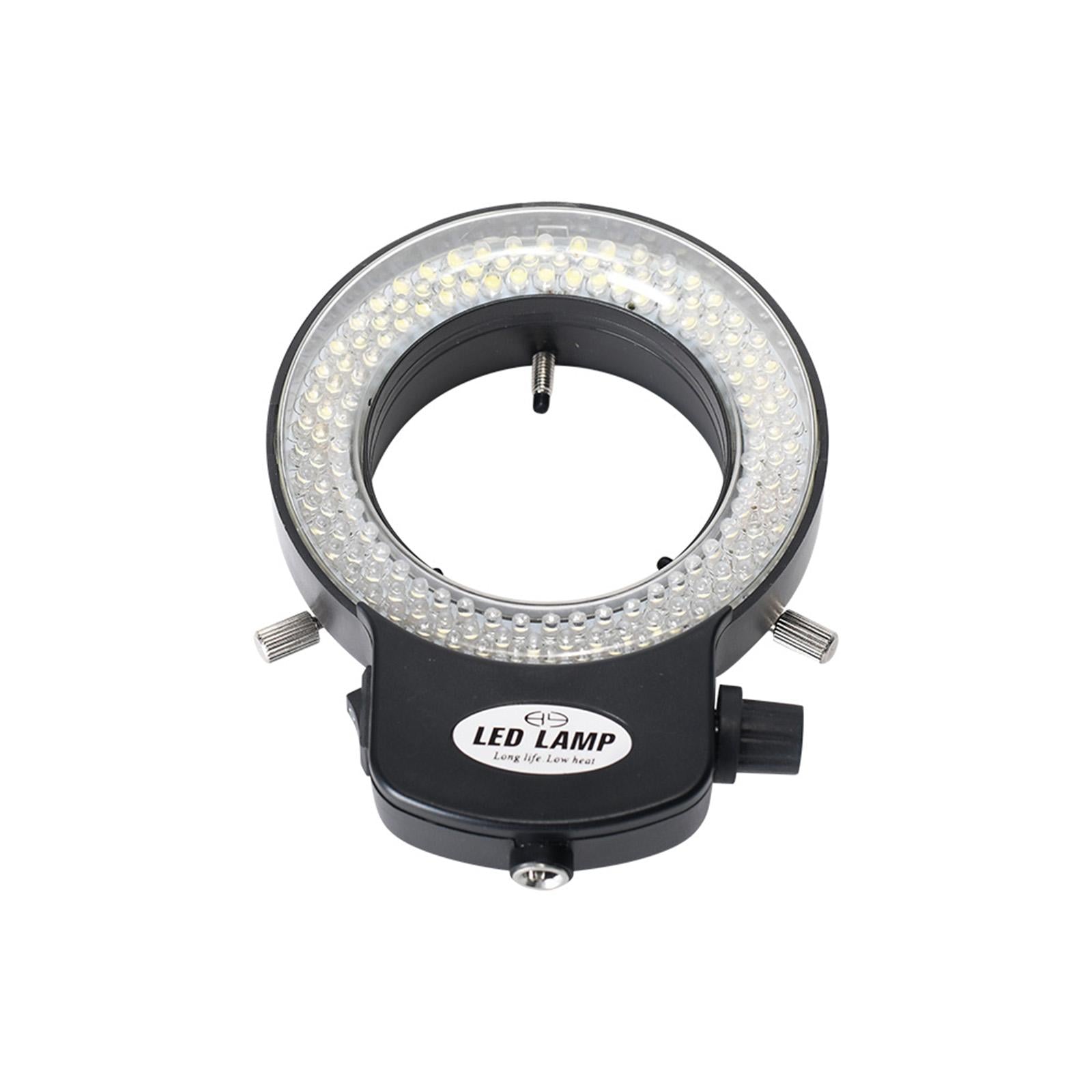 Microscope Adjustable 144 LED Ring Light Illuminator Plug-Us High Brightness