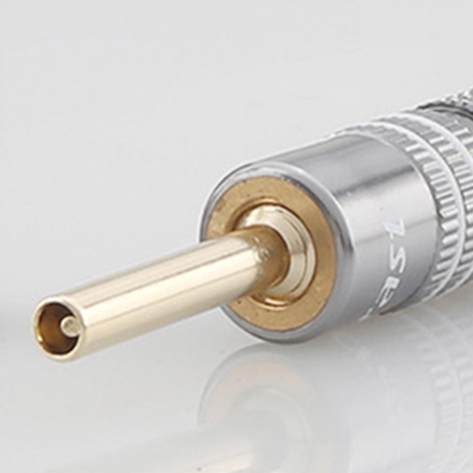 Gold Plated 4mm Banana Plug Speaker Cable Adapter Terminal Connectors