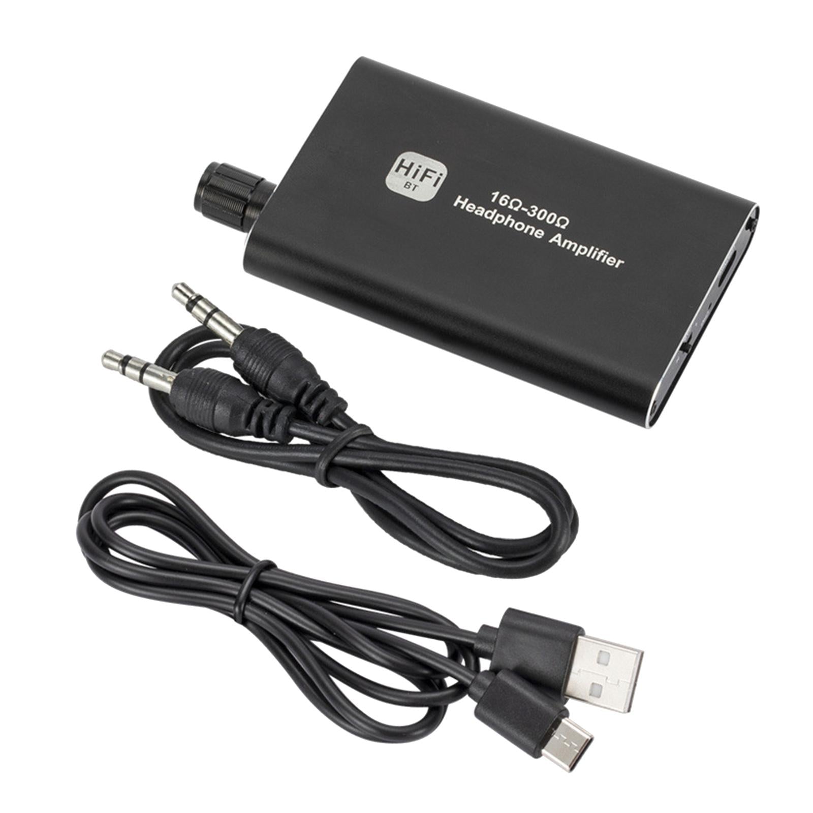 Headphone Amplifier 3.5mm Plug in Play Stereo BT5.0 for Speakers Headphone