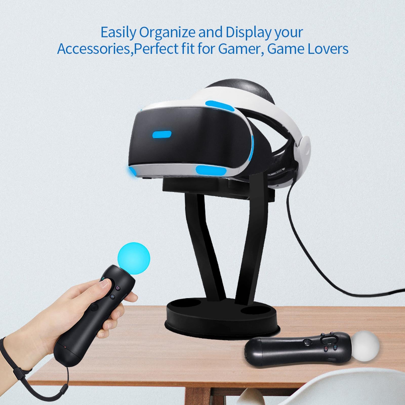 VR Headset Hanging Holder Bracket for Oculuss Quest 2/PS VR Headset Black