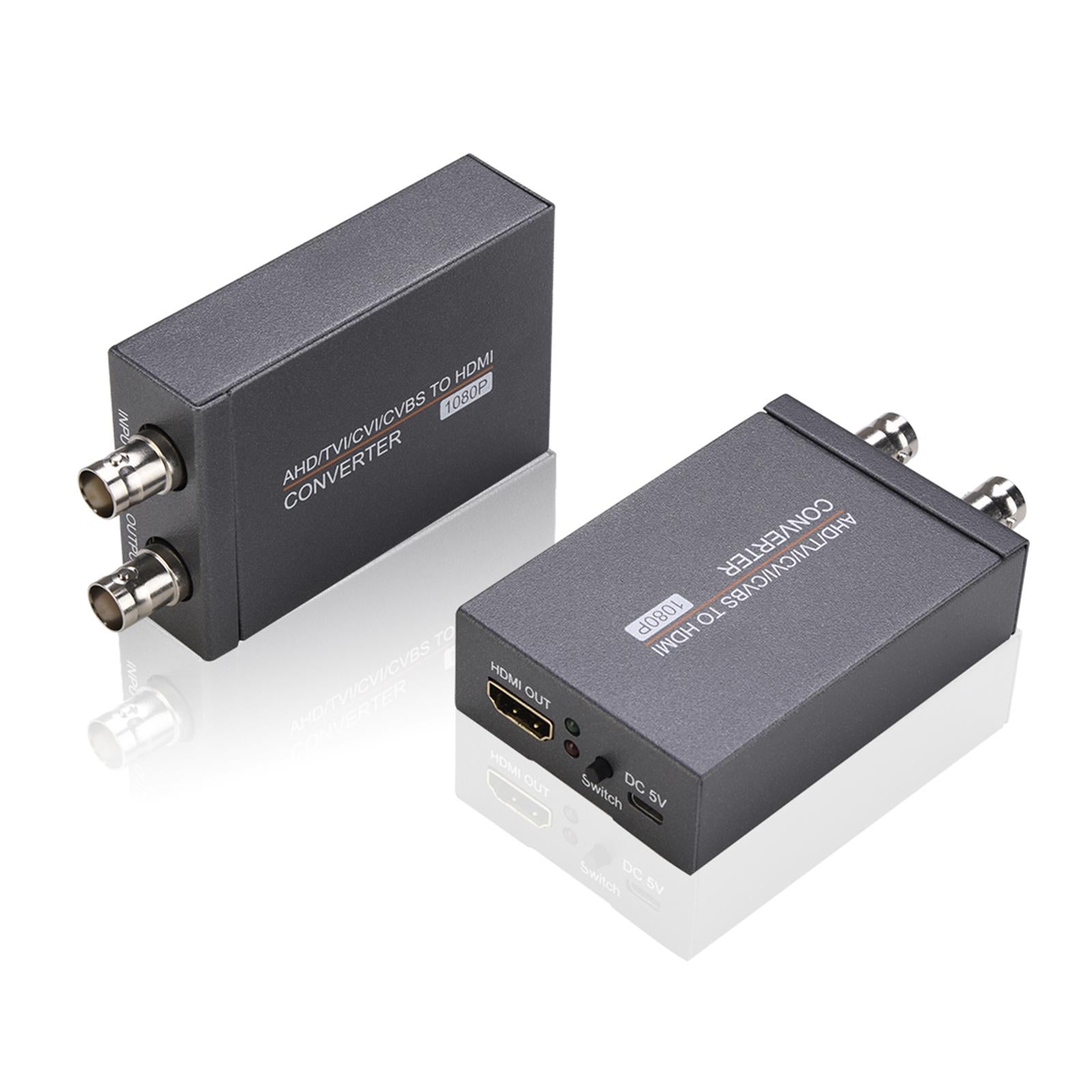 Professional Tvi/Cvi/AHD to HDMI Converter Full HD 4K for Monitor HDTV Dvrs/