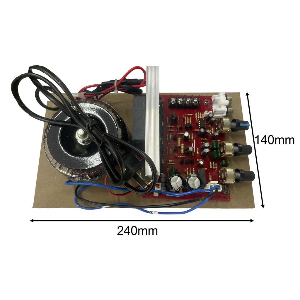 DIY 220V/200W Audio Power Amplifier Bluetooth HIFI Speaker USB for FM Home