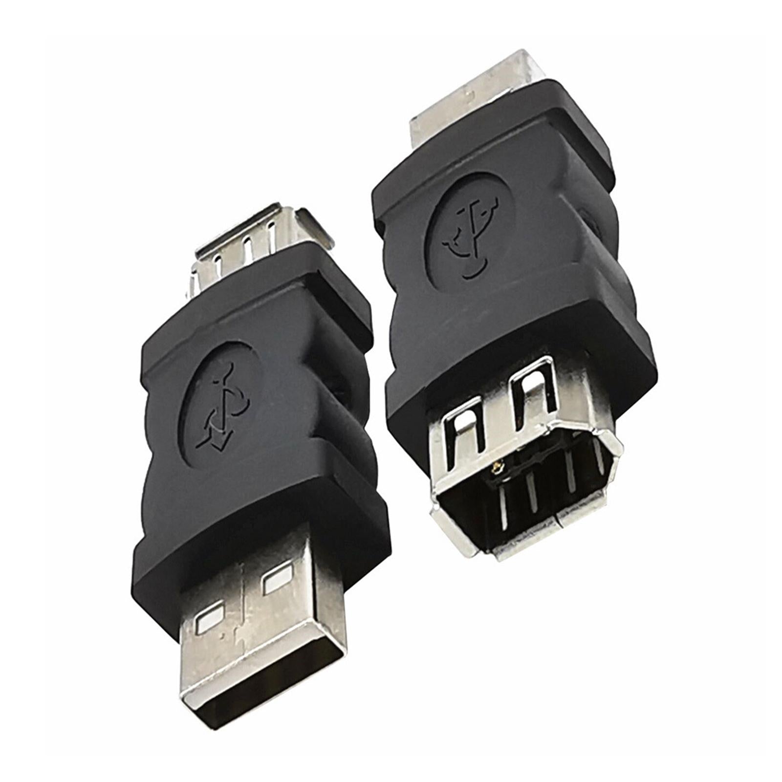 Firewire IEEE 1394 6 Pin Female to USB Male Adaptor for Digital Camera