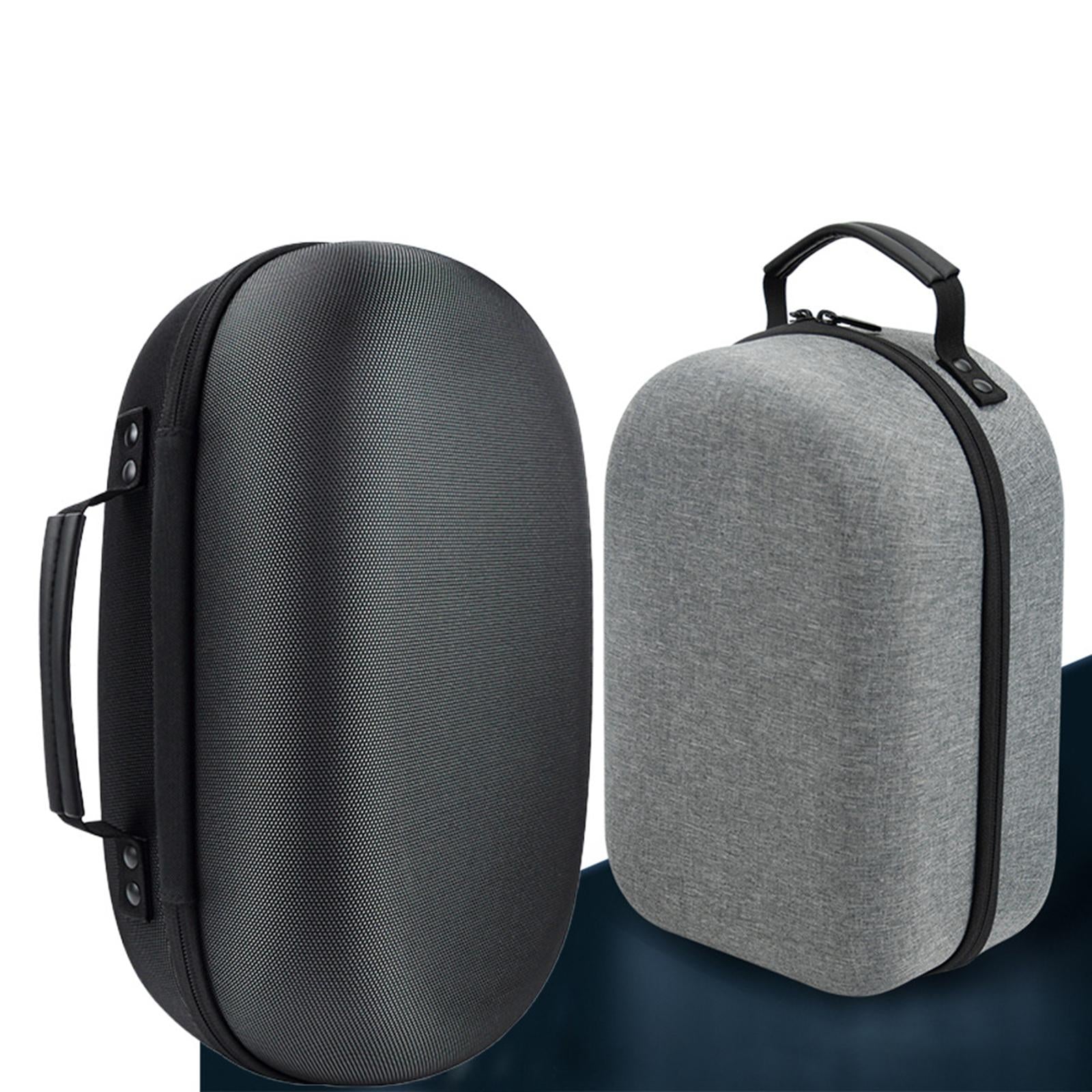 For Quest 2 VR Headset Elite Strap Storage Bag with Battery Carrying Case Grey