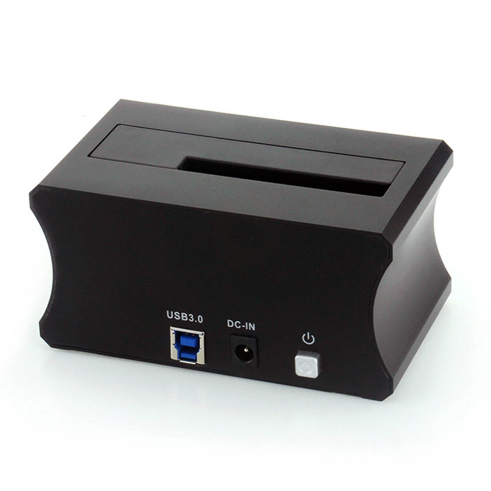 USB 3.0 to SATA Hard Drive Docking Station Aluminum for 2.5 3.5in HDD SSD US