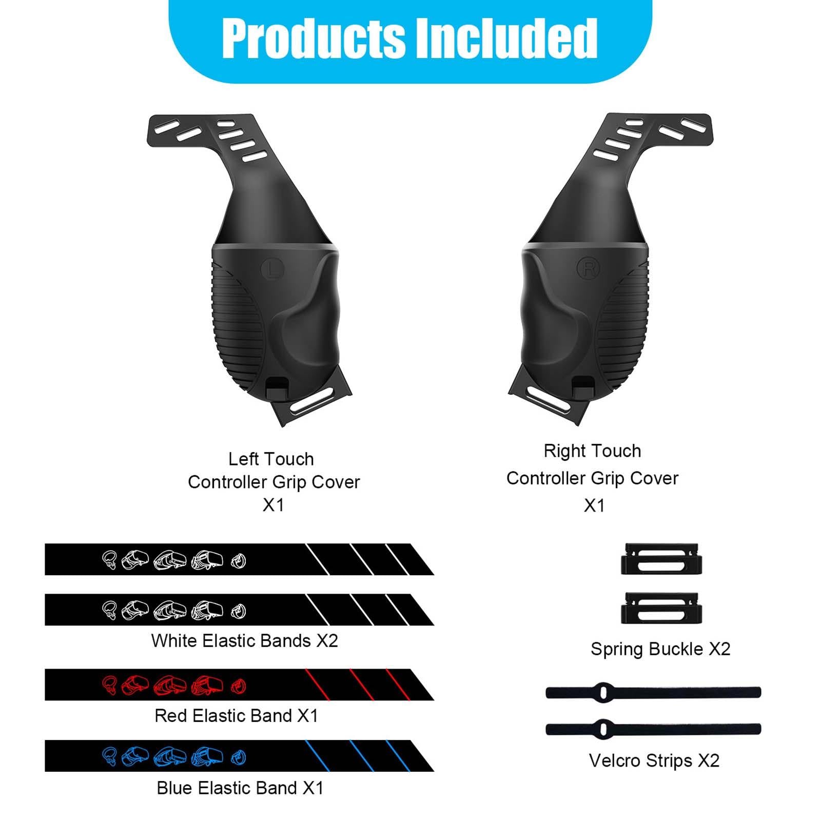 Touch Controller Grip Cover VR Accessories Antifall for Quest 2