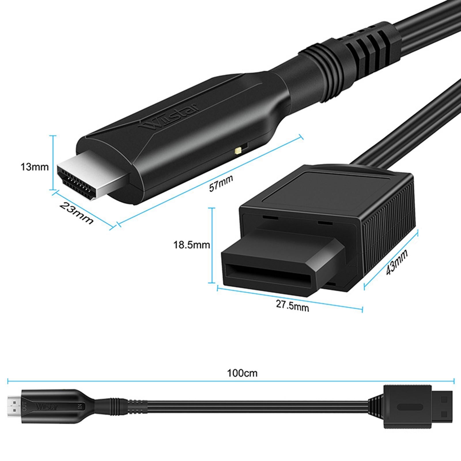 HD1080P Wii to HDMI Converter Cable for HDTV Monitor Smart TV Projector