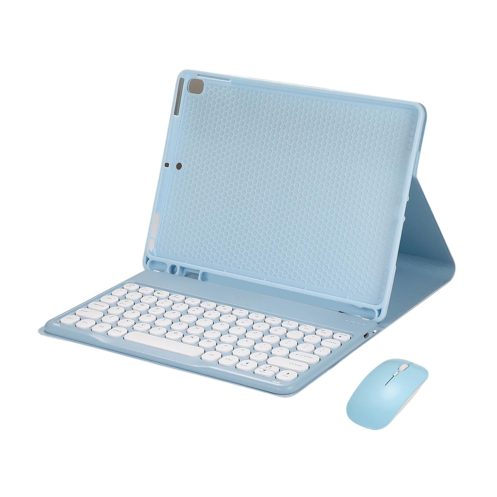 Case Wireless Keyboard Mouse for Galaxy Tab S6 Lite 10.4 Non Slip Blue