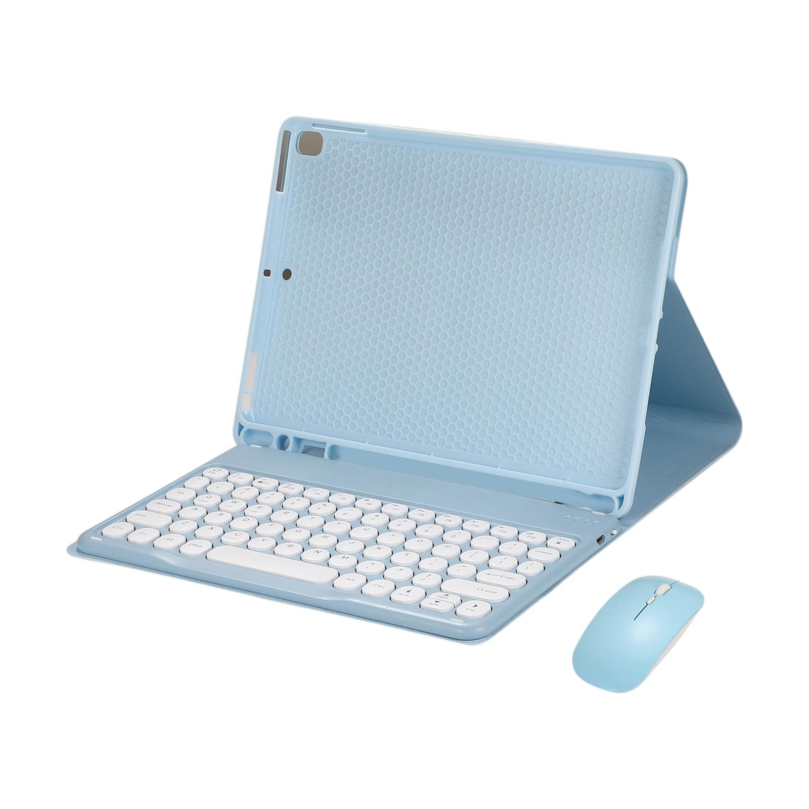 Case Wireless Keyboard Mouse for Galaxy Tab S6 Lite 10.4 Non Slip Blue