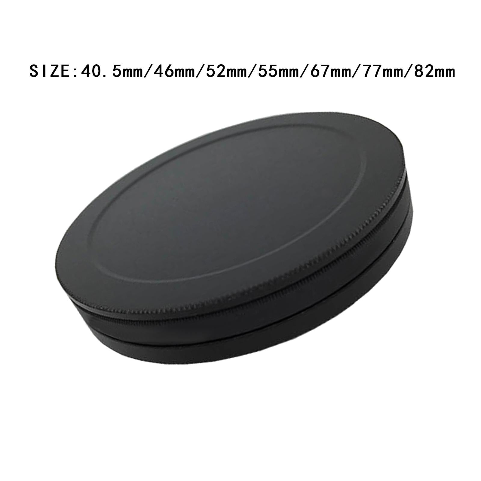 2x Metal Round Screw in Lens Filter Stack Caps Metal Protector Case 40.5mm