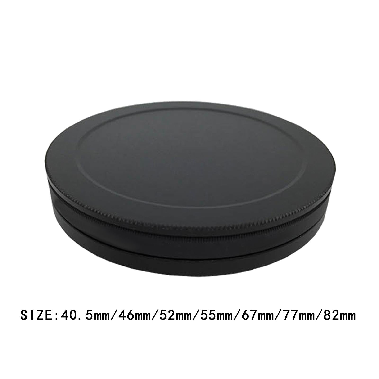 2x Metal Round Screw in Lens Filter Stack Caps Metal Protector Case 40.5mm
