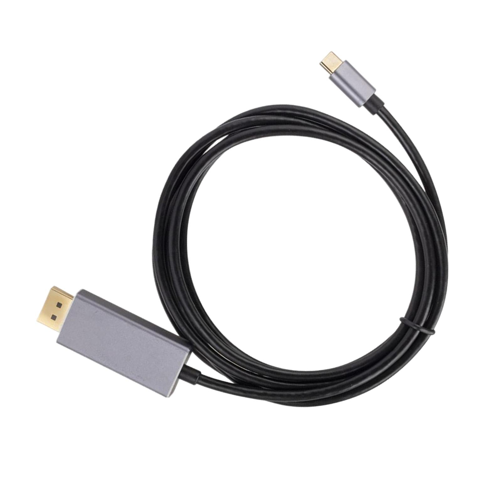 8K DisplayPort Cable 1.8M Cable USB C to DP Cable Sturdy for Projector