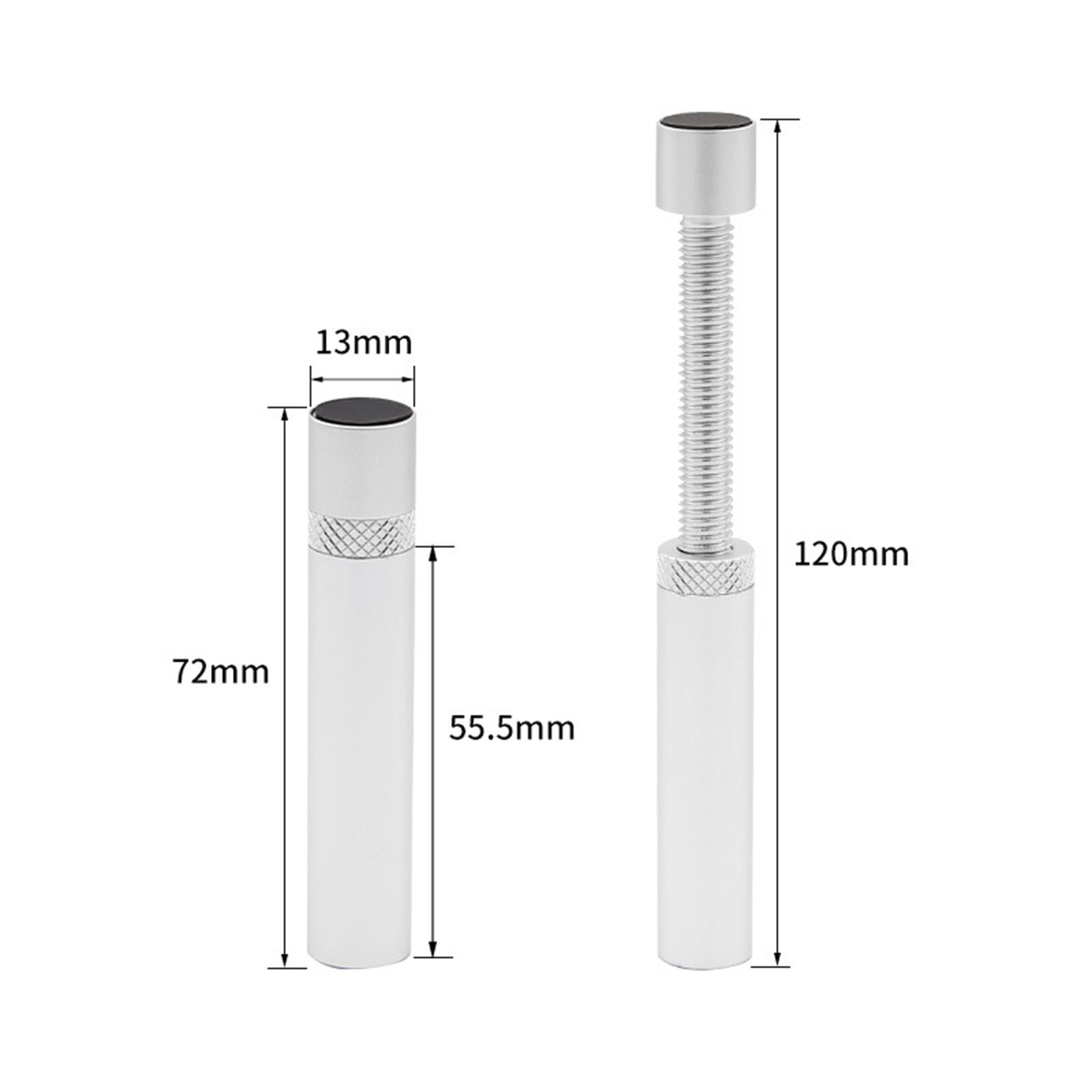 Telescopic Graphics Card Holder Durable Height Adjustable for Desktop PC Silver 72mmx13mm