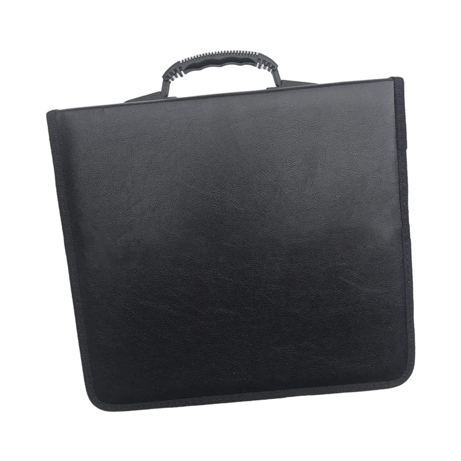 CD Case Black Wallet Protective Book Shell Games Disc  400PCS Pu Leather