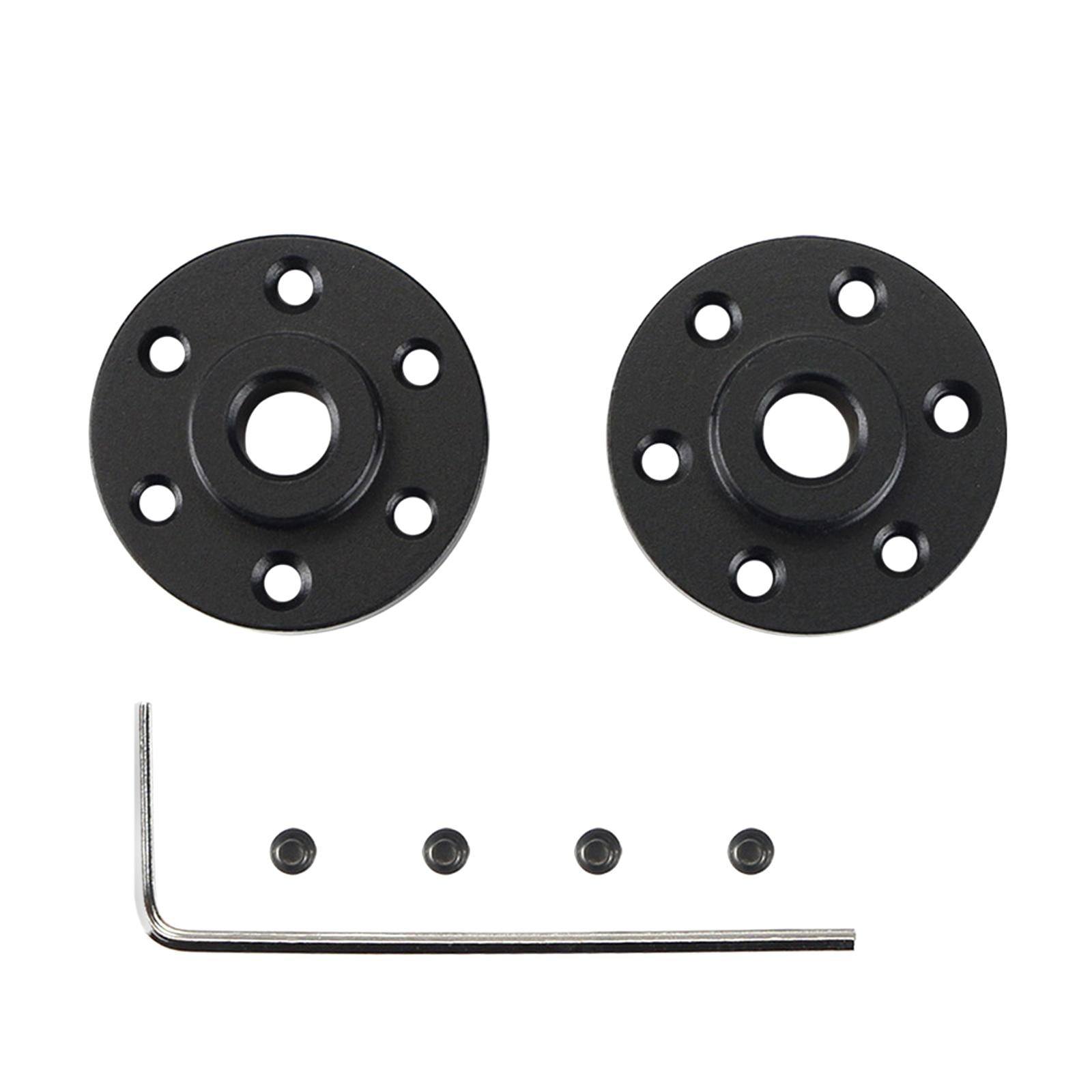 2Pcs Rigid Flange Shaft Coupling 6mm High Hardness for DIY Handmade Model