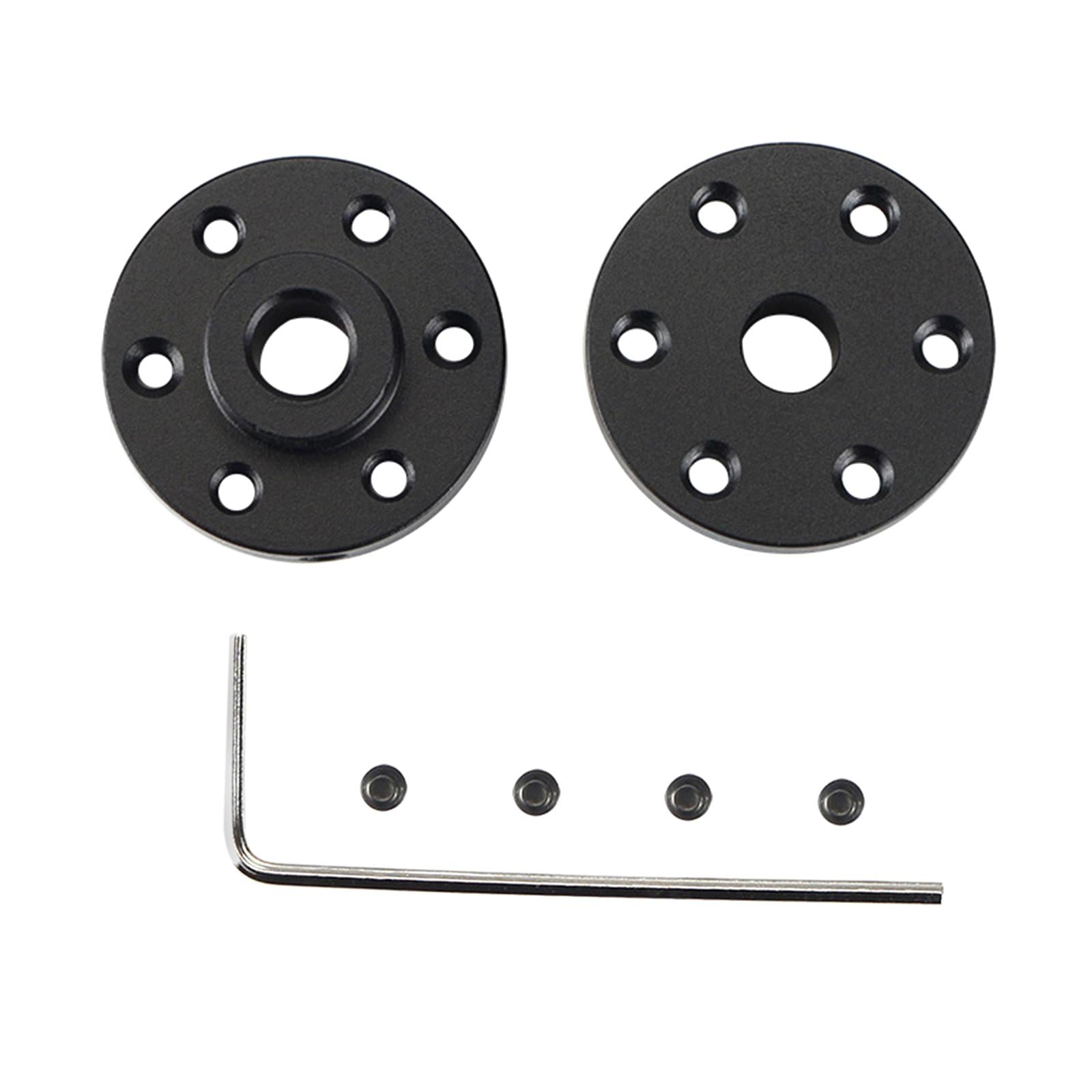 2Pcs Rigid Flange Shaft Coupling 6mm High Hardness for DIY Handmade Model