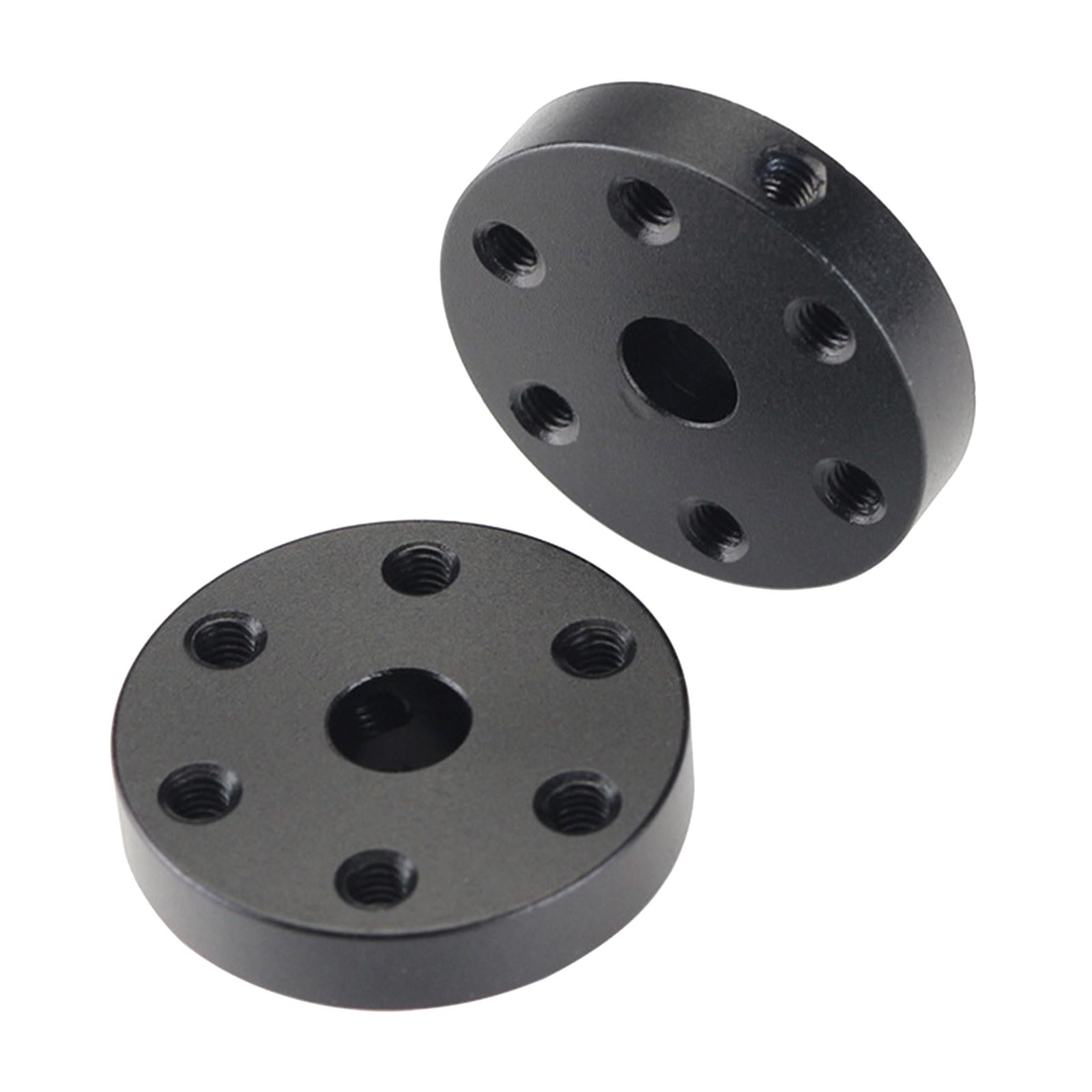 2Pcs Rigid Flange Shaft Coupling 6mm High Hardness for DIY Handmade Model