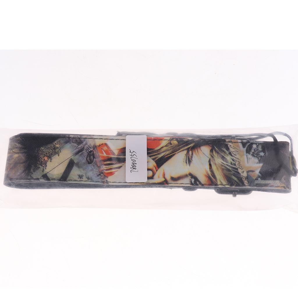 Durable Painting Guitar Strap for Electric Guitar Bass #2