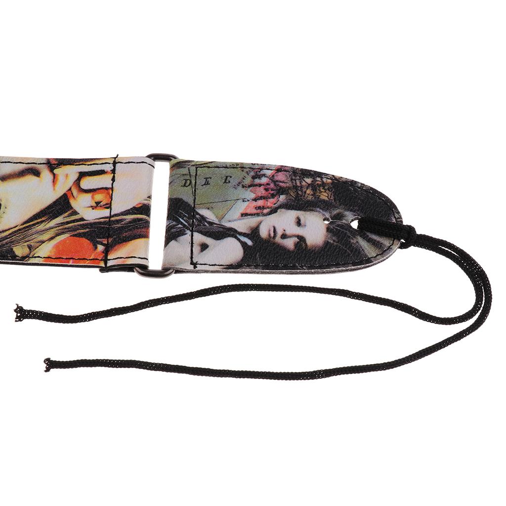 Durable Painting Guitar Strap for Electric Guitar Bass #2