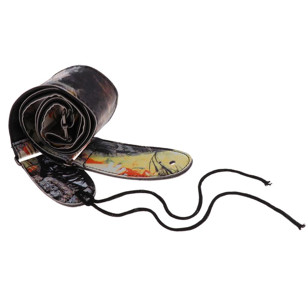 Durable Painting Guitar Strap for Electric Guitar Bass #2