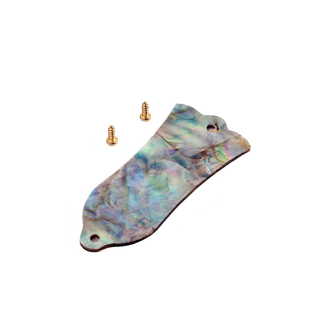 1 Set Shell Acoustic Guitar Truss Rod Cover Soundhole Inlay Strip