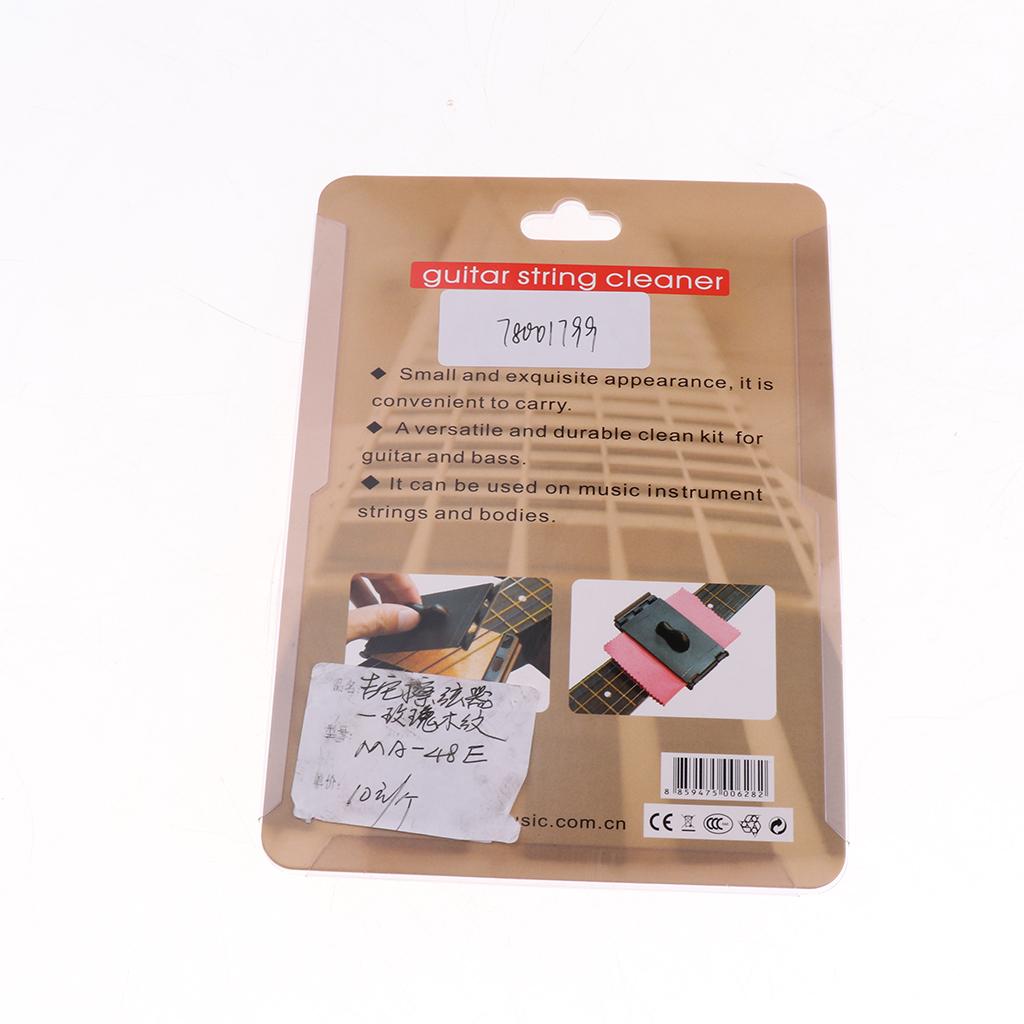 Guitar Bass Strings Cleaning Tool Scrubber Rub Fretboard Cleaner #4