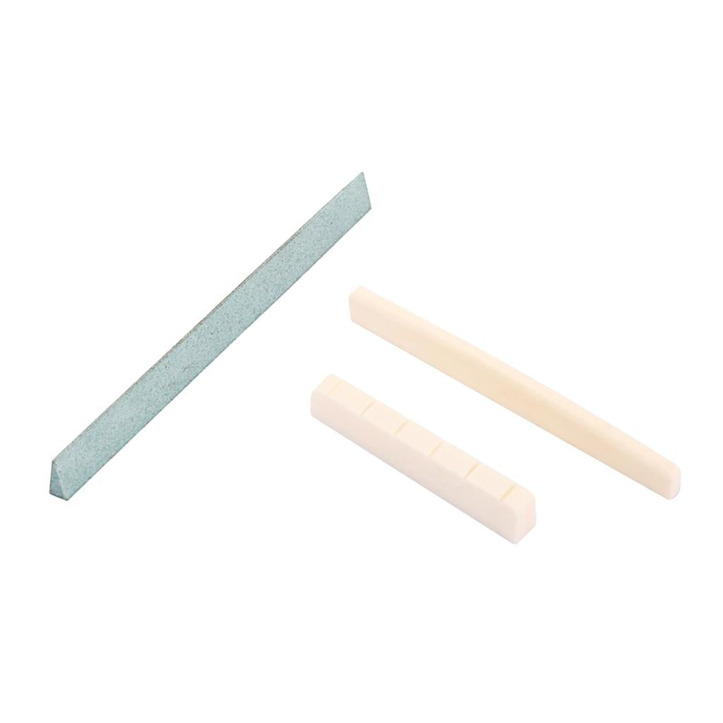 Natural Bone Saddle Nut&Guitar Sander Sanding Polish for Classical Guitar