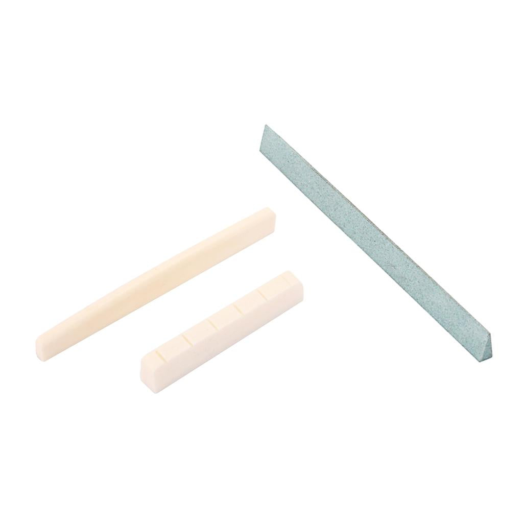 Natural Bone Saddle Nut&Guitar Sander Sanding Polish for Classical Guitar