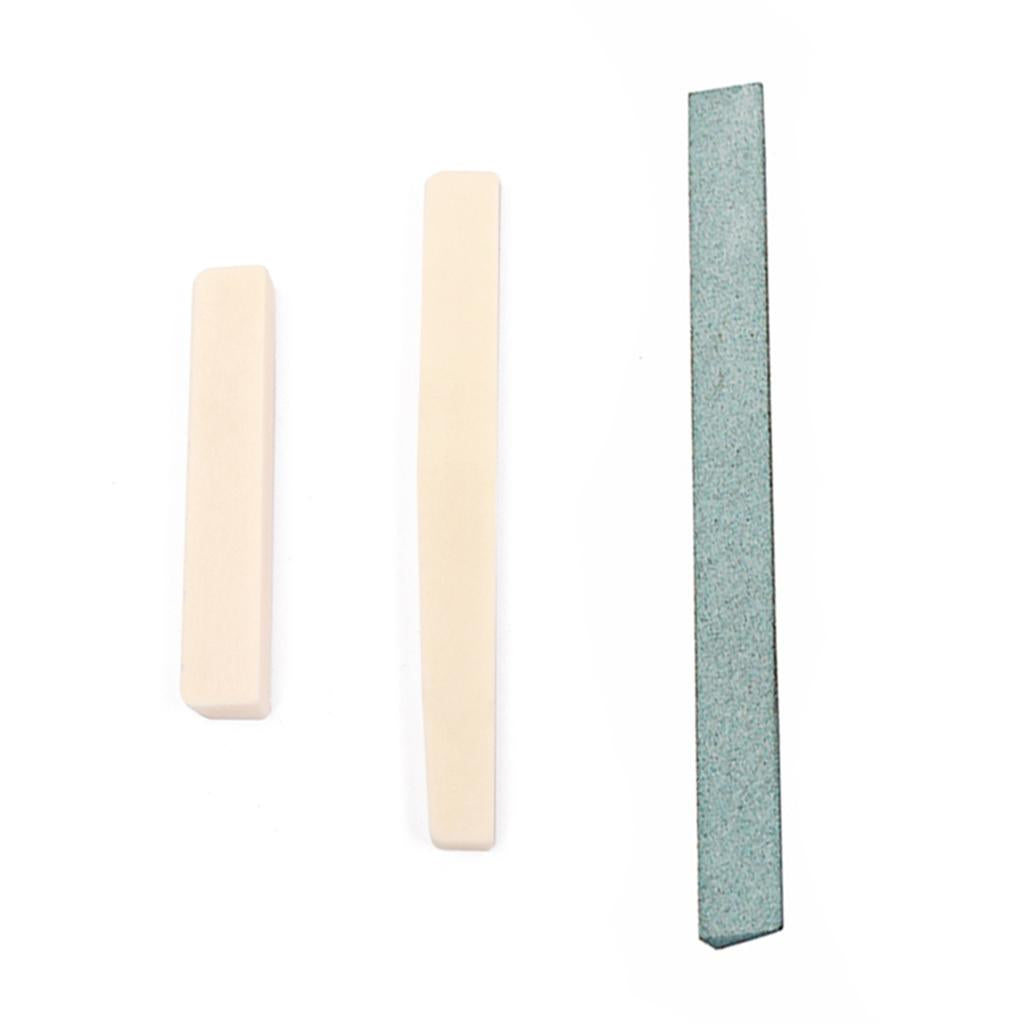 Natural Bone Saddle Nut&Guitar Sander Sanding Polish for Classical Guitar