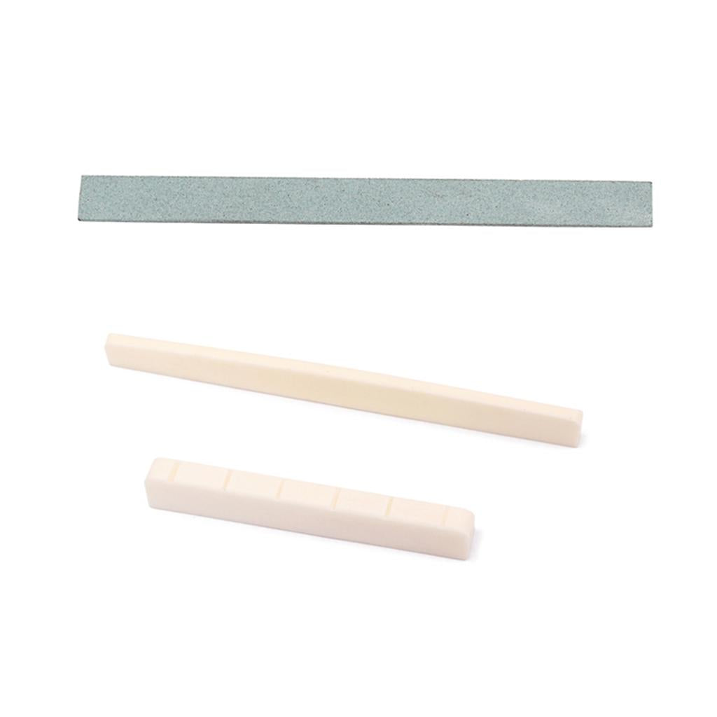 Natural Bone Saddle Nut&Guitar Sander Sanding Polish for Classical Guitar