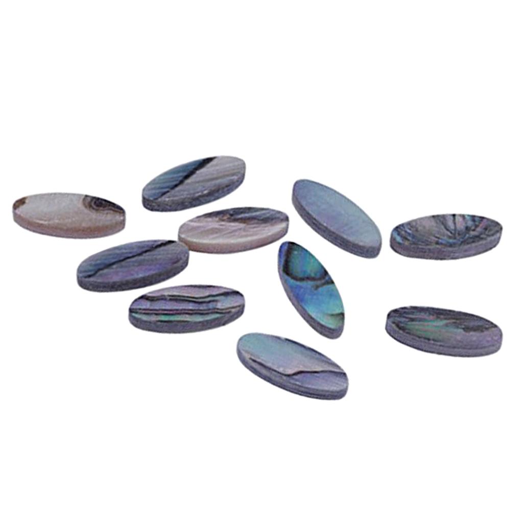 10 Pieces Oval Guitar Fretboard Dots Mandolin Fingerboard Maker Inlay Dot