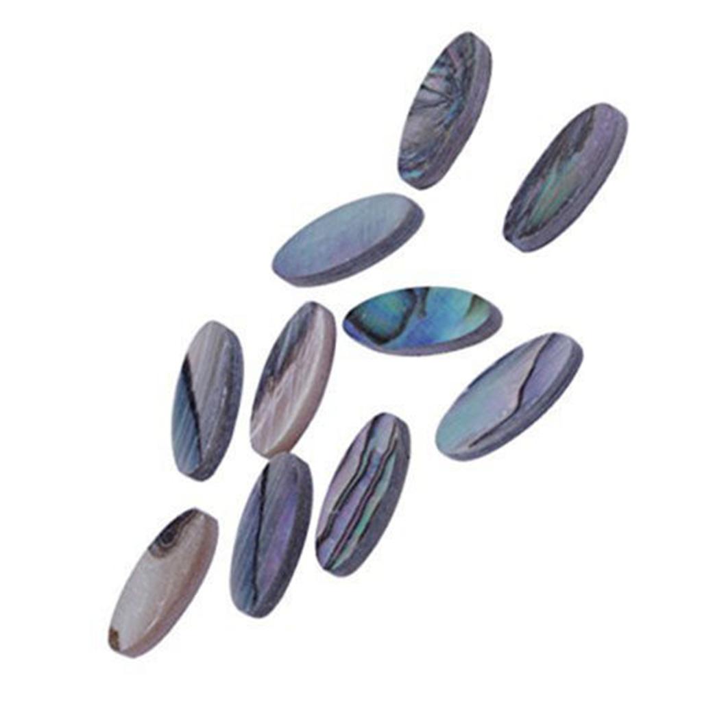 10 Pieces Oval Guitar Fretboard Dots Mandolin Fingerboard Maker Inlay Dot