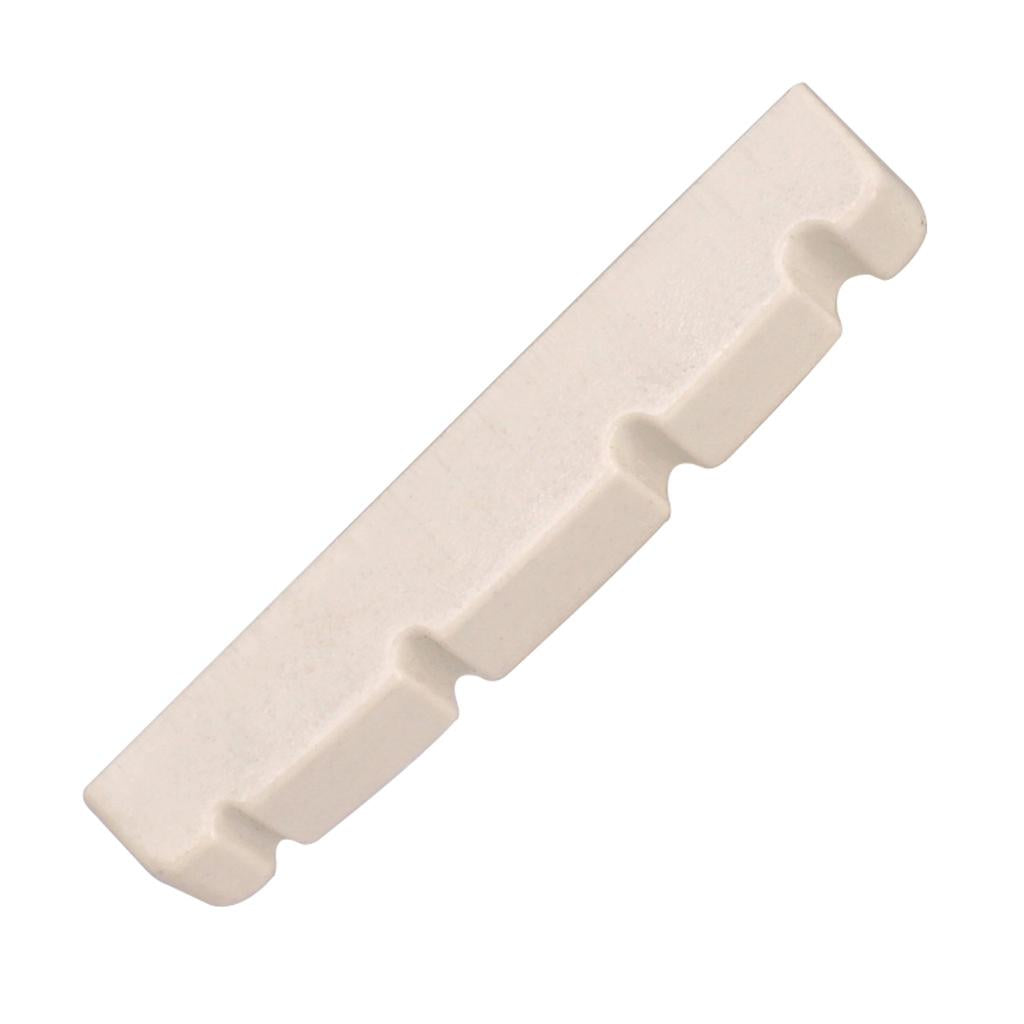 2 Pieces 4 String Pre-slotted Electric Jazz Bass Nut 44x5.8x8mm