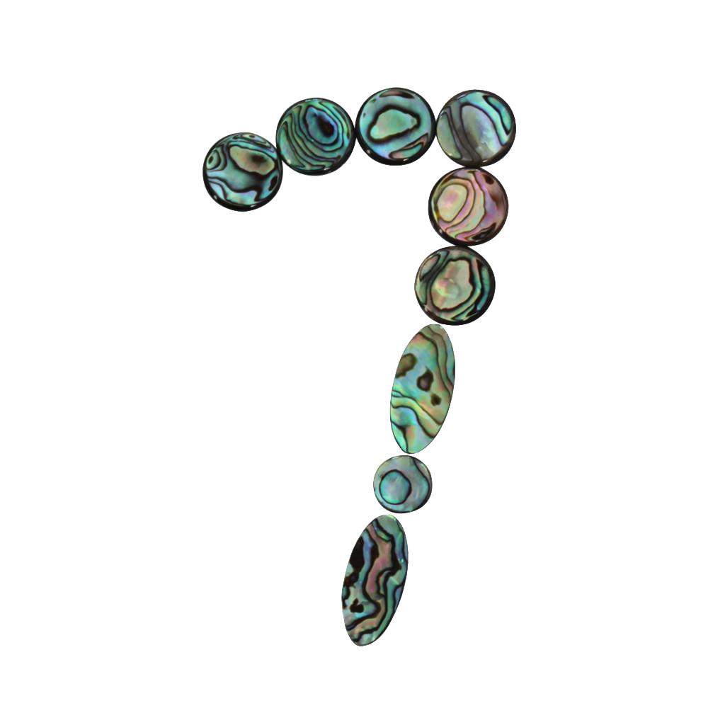 9Pcs Saxophone Key Button Inlays for Alto/Soprano/Tenor Sax