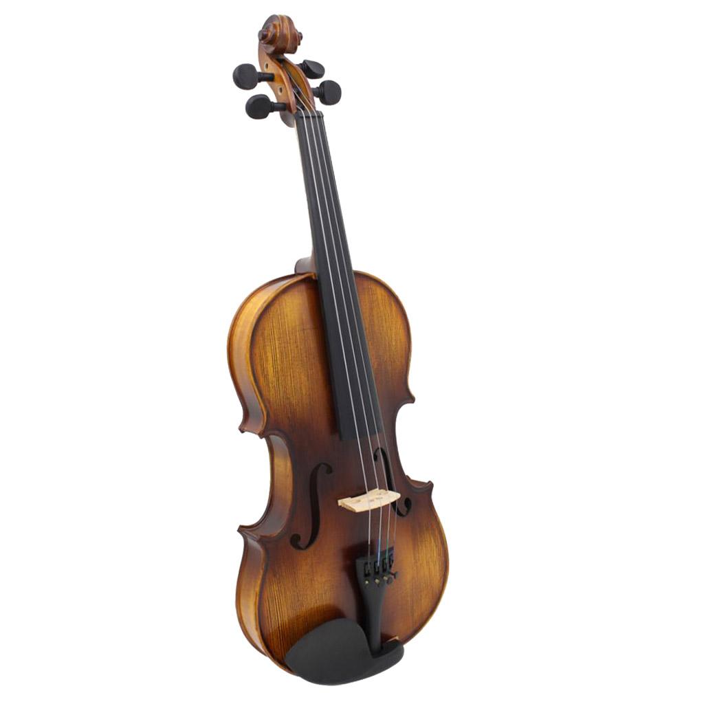 4/4 Full Size Antique Solid Wood AV-508 Matte Handmade Violin Fiddle