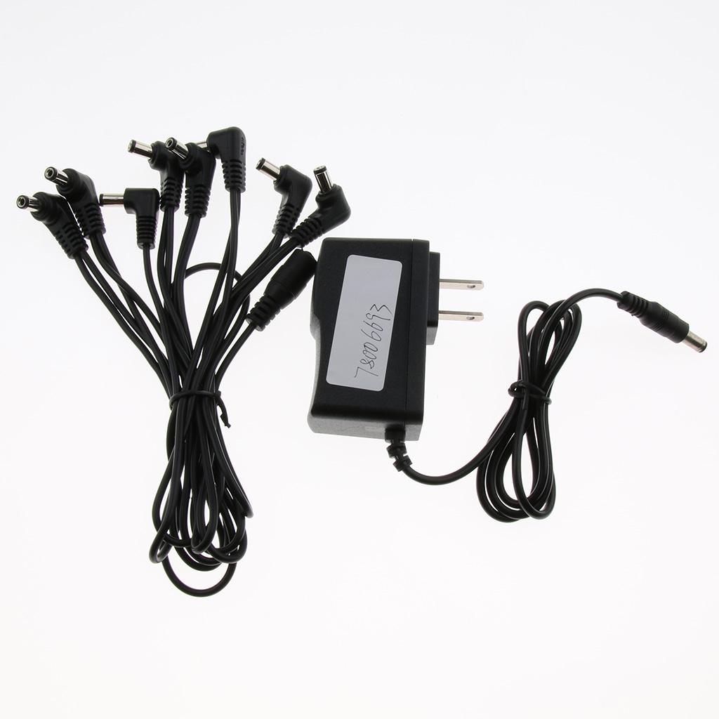 Guitar Effector Power Supply Adapter Charger Cable US Plug