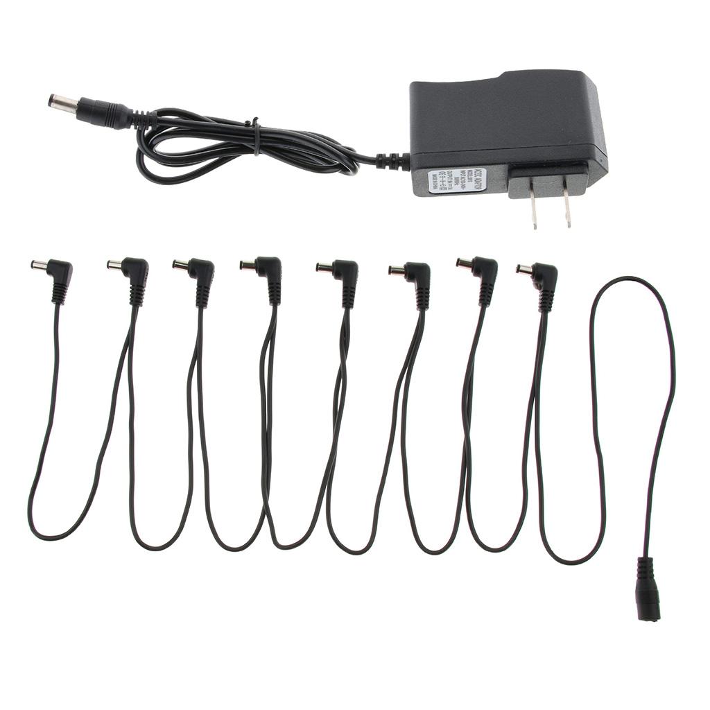 Guitar Effector Power Supply Adapter Charger Cable US Plug