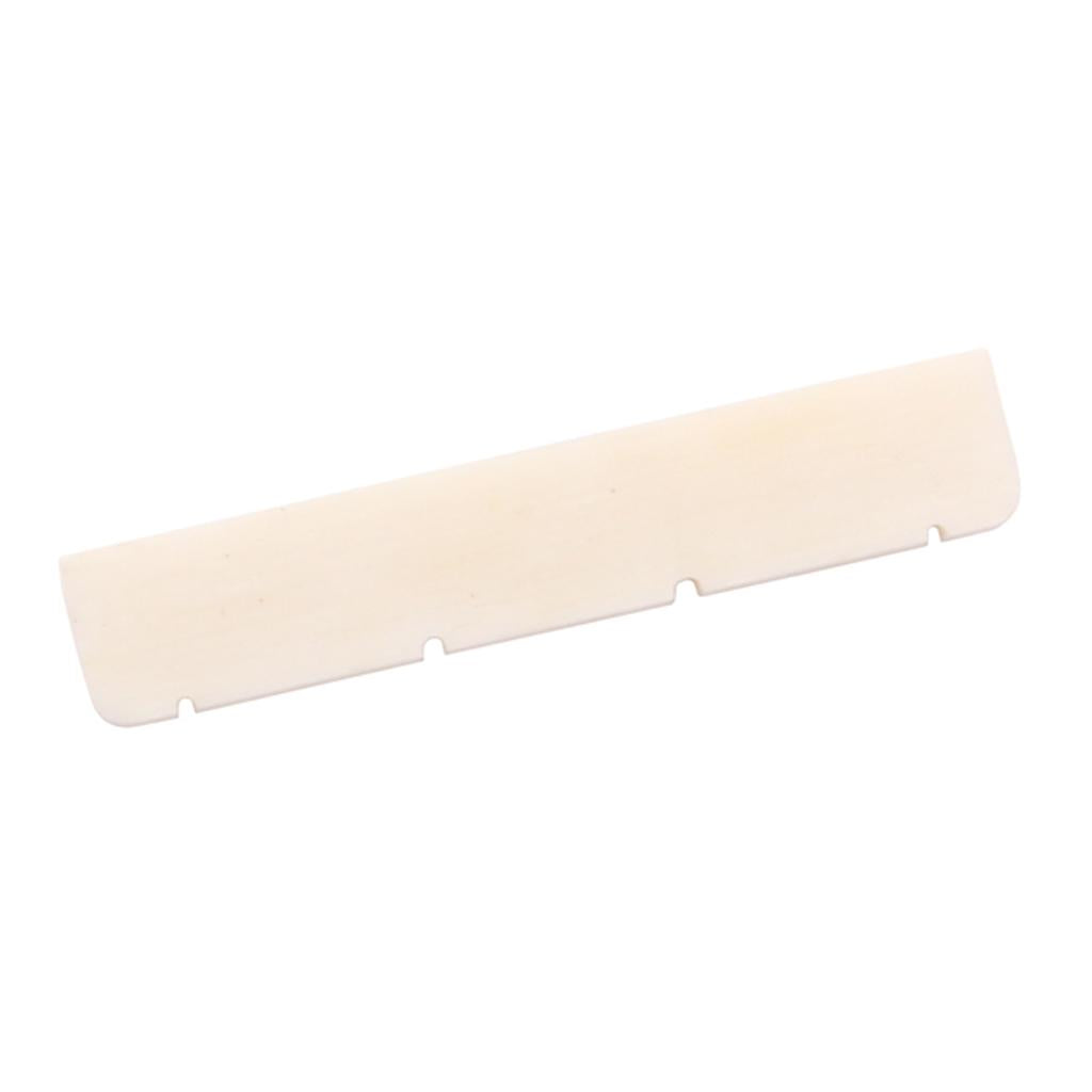 5 Pieces Bridge Slotted Nut for 6-String Electric Guitar Part