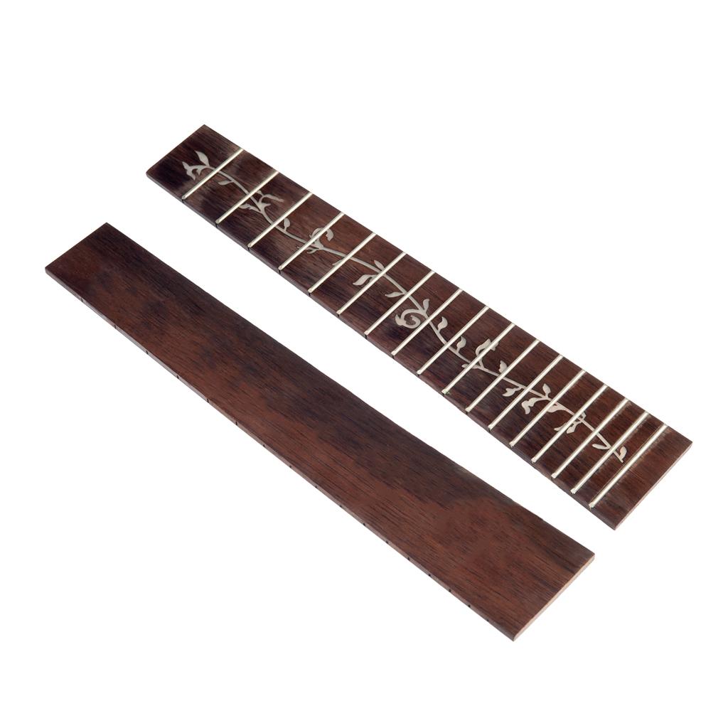 23'' Concert Ukulele Fretboard Tree of Life Inlay for Ukulele Guitar Parts