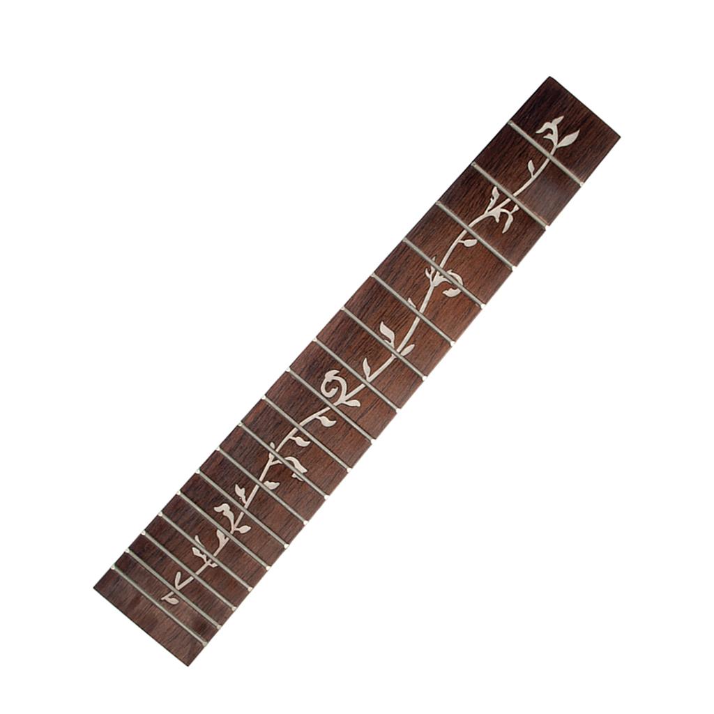 23'' Concert Ukulele Fretboard Tree of Life Inlay for Ukulele Guitar Parts