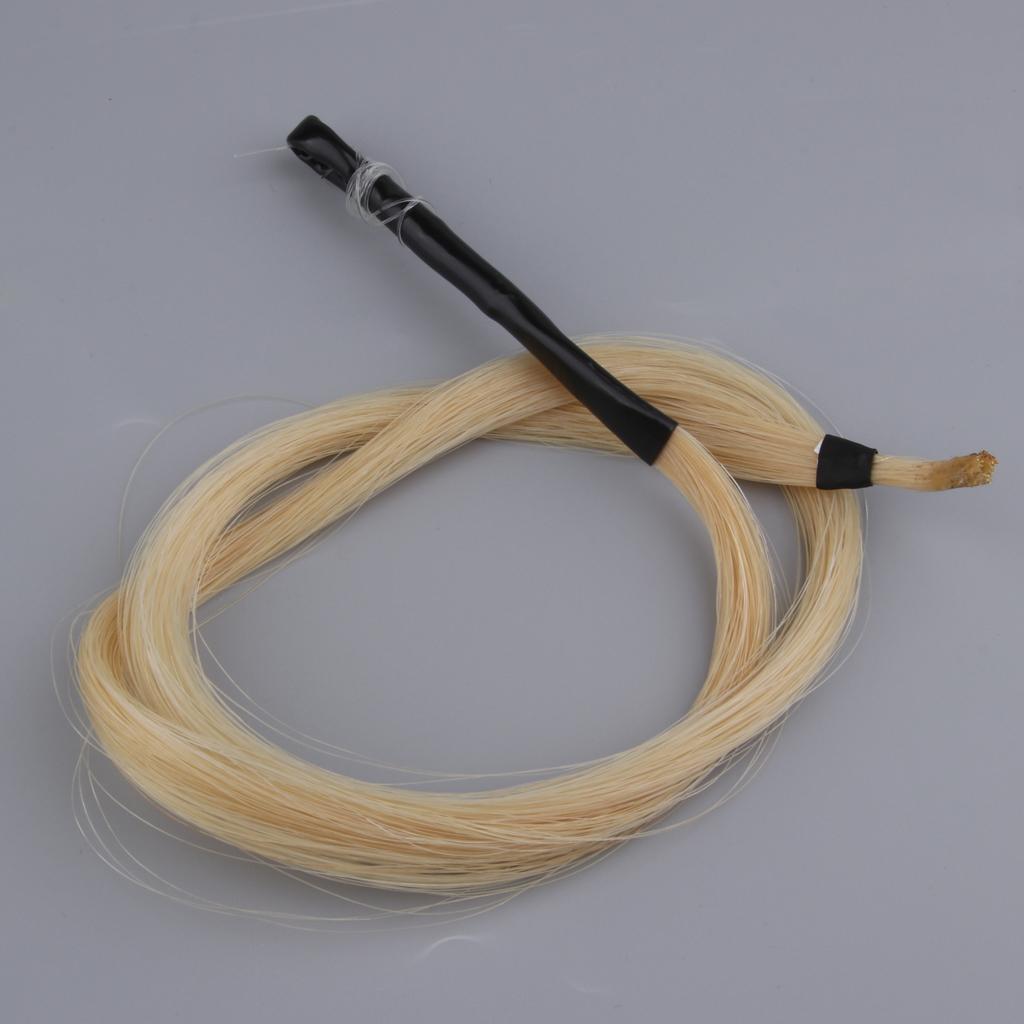 Erhu Bow Hair Erhu Horsetail Hair for Erhu Bow Parts