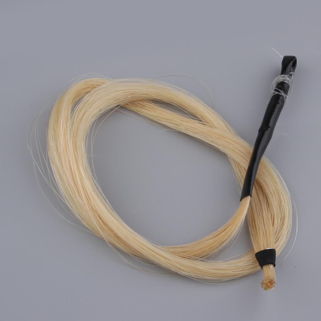 Erhu Bow Hair Erhu Horsetail Hair for Erhu Bow Parts